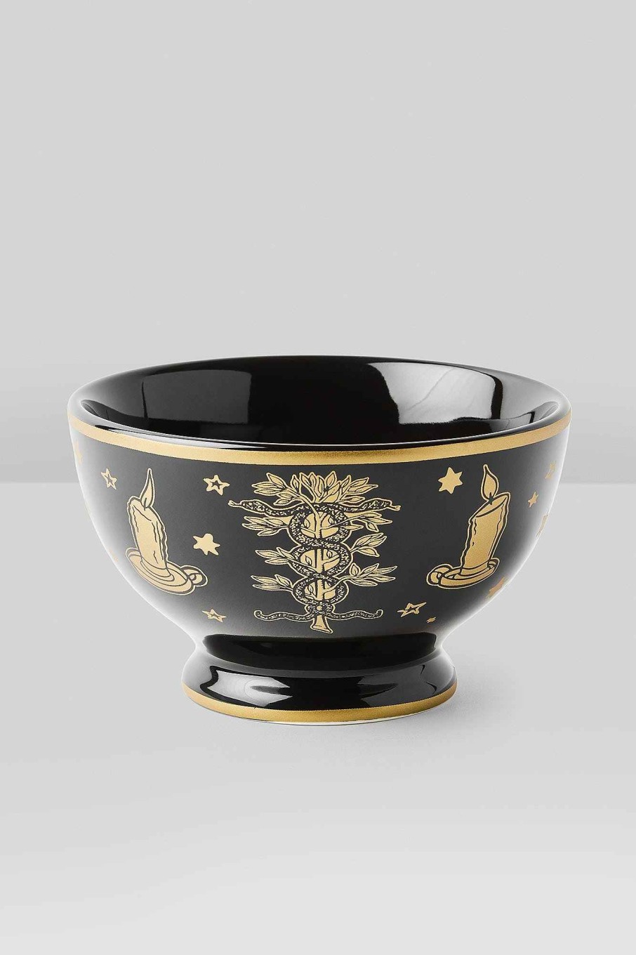 Home KILLSTAR Tableware | Folk Horror Bowl Black