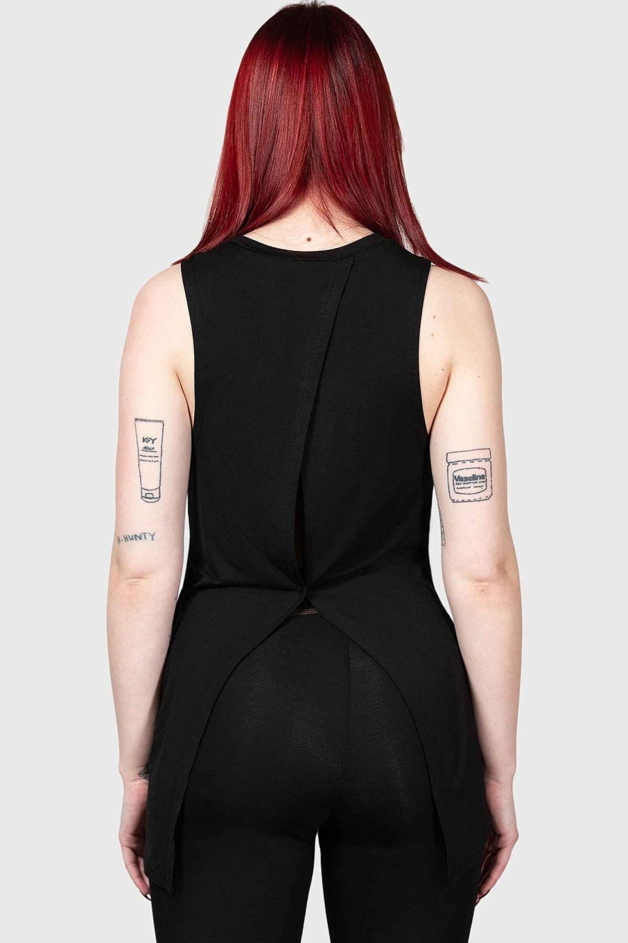 Women KILLSTAR Tops | Mors Vest Black