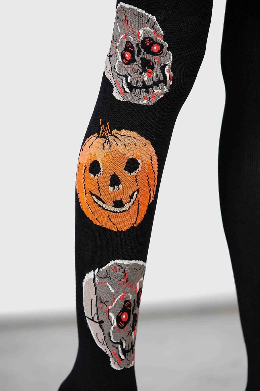 Accessories KILLSTAR Socks & Tights | Morbid Over Knee Socks Black