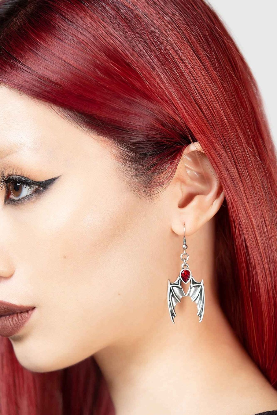 Accessories KILLSTAR Earrings | Demon Night Drop Earrings [ ] Red