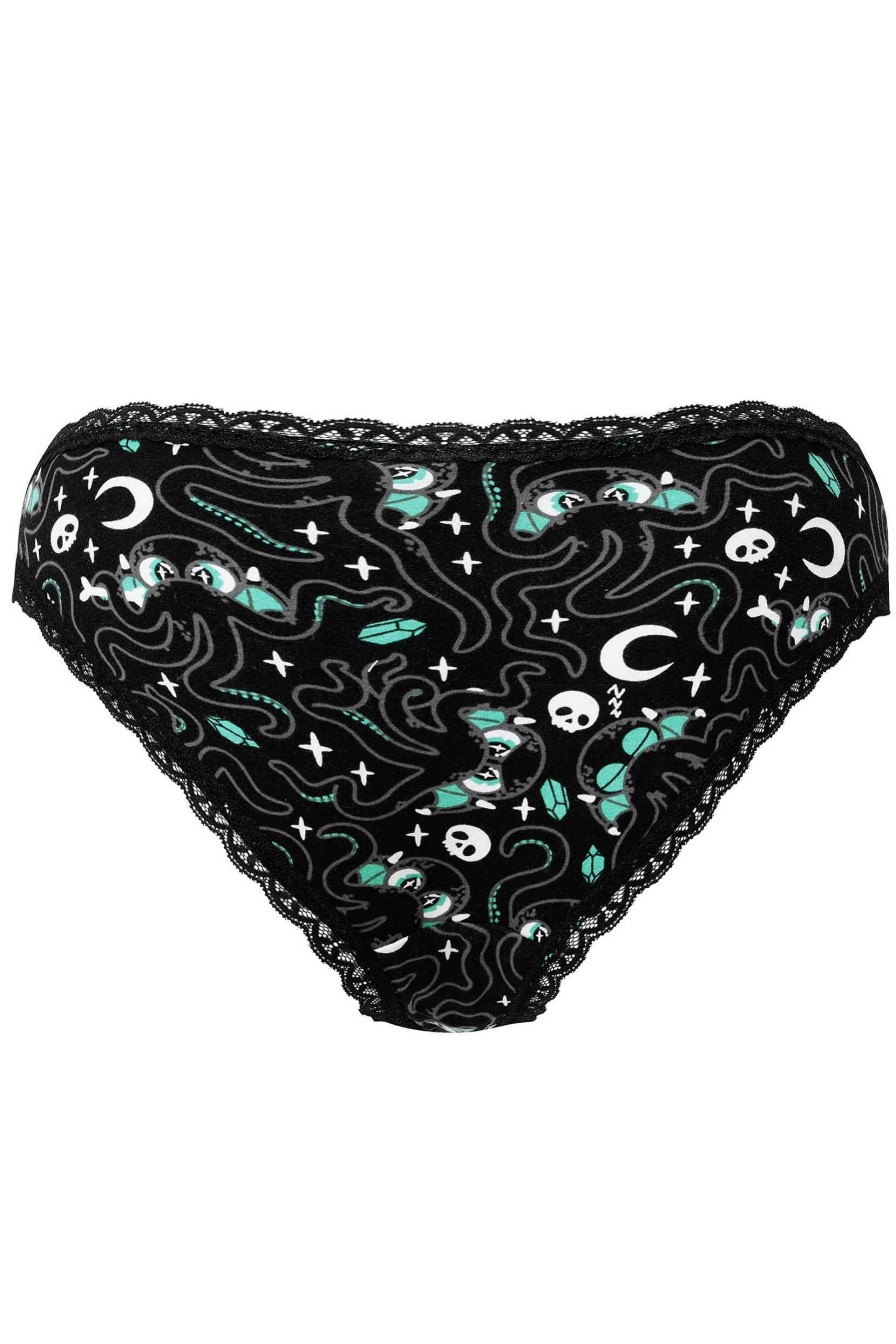 Plus KILLSTAR Intimates | Cthulhu Panty [Plus] Black