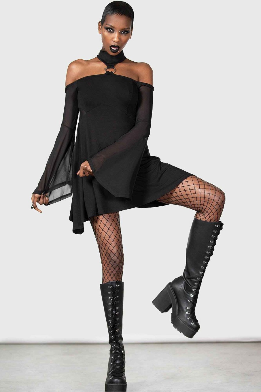 Women KILLSTAR Dresses | Midnight'S Magic Dress Black