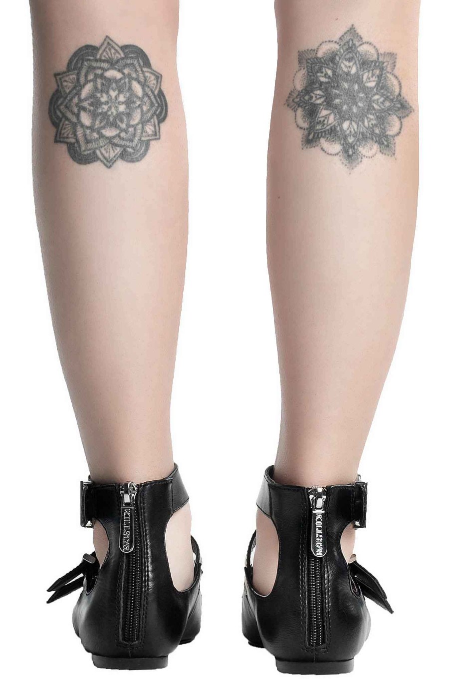 Shoes Killstar | Oracle Flats Black