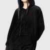 Men KILLSTAR Outerwear | Webmare Longline Hoodie Black