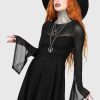 Women KILLSTAR Dresses | Struck By Night Dress Black