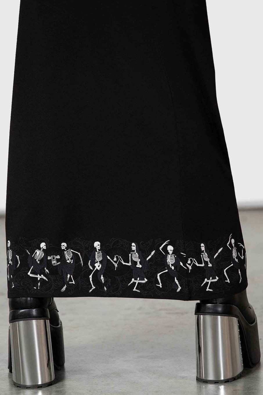 Women KILLSTAR Skirts | La Danse Maxi Skirt Black