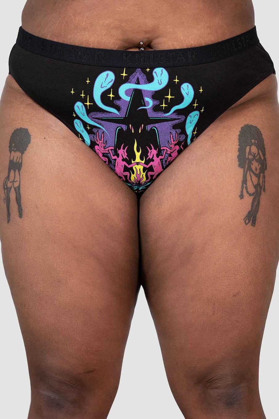 Plus KILLSTAR Intimates | Party Time Panty [Plus] Black