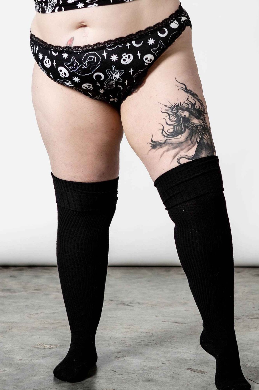 Plus KILLSTAR Intimates | Purr Off Panty [B] [Plus] Black