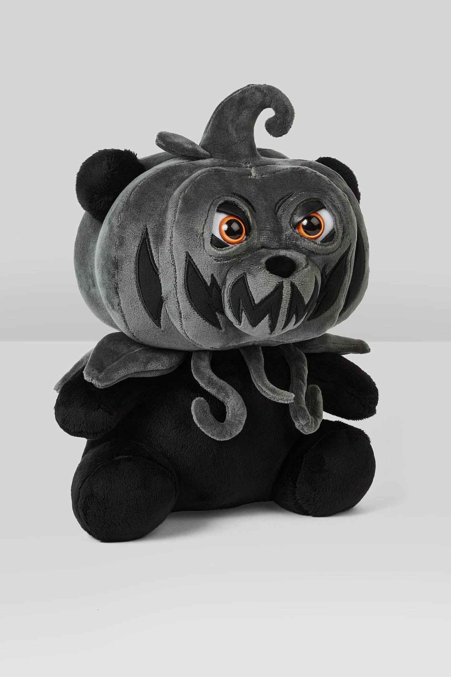 Kreeptures KREEPTURES | Pumpkin Teddy: Chasm Plush Toy Black