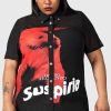 Collabs KILLSTAR | Suspiria Mesh Shirt [Plus] Black