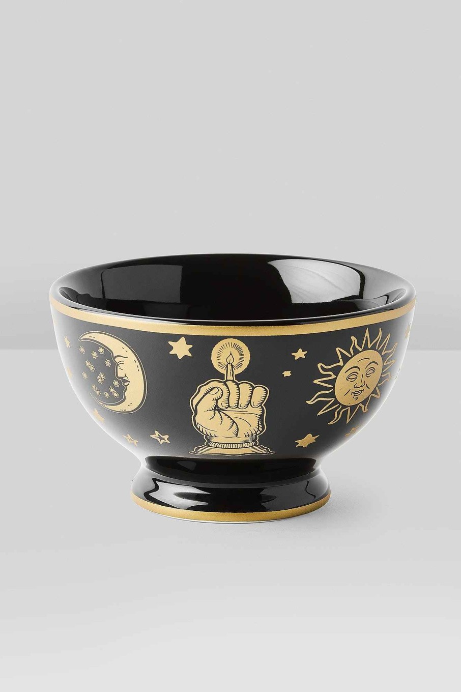 Home KILLSTAR Tableware | Folk Horror Bowl Black