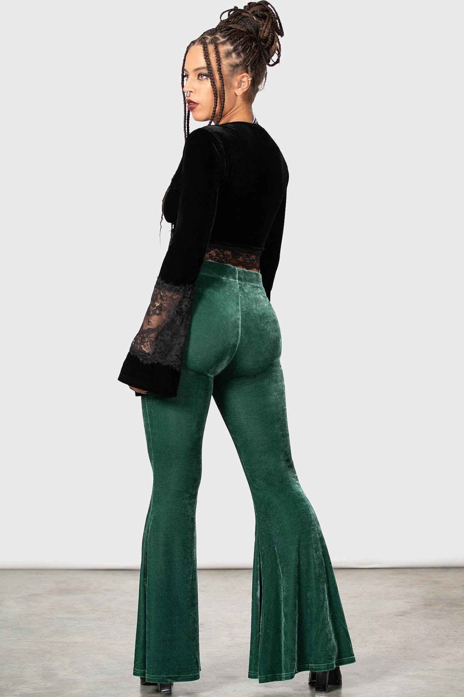 Women KILLSTAR Bottoms | Moondance Flares [ ] Green