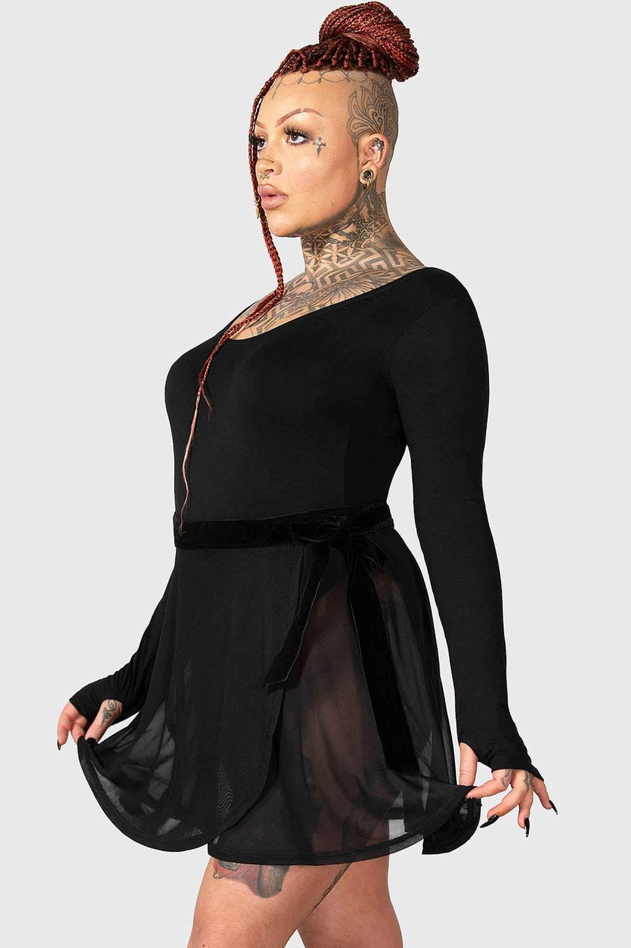 Women KILLSTAR Activity Wear | Margot Skirt Black