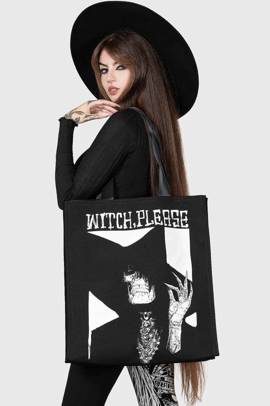 Accessories KILLSTAR Tote Bags | Witching Hour Tote Bag Black