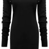 Women KILLSTAR Dresses | Wicked Riffs Sweater Dress Black