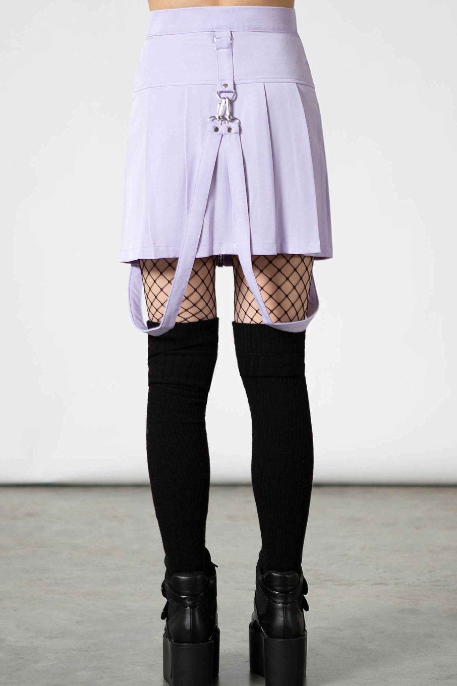 Women KILLSTAR Skirts | Blaire B*Tch Mini Skirt [Pastel ] Lilac