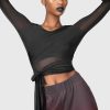 Women KILLSTAR Tops | Sunset Wrap Top Black