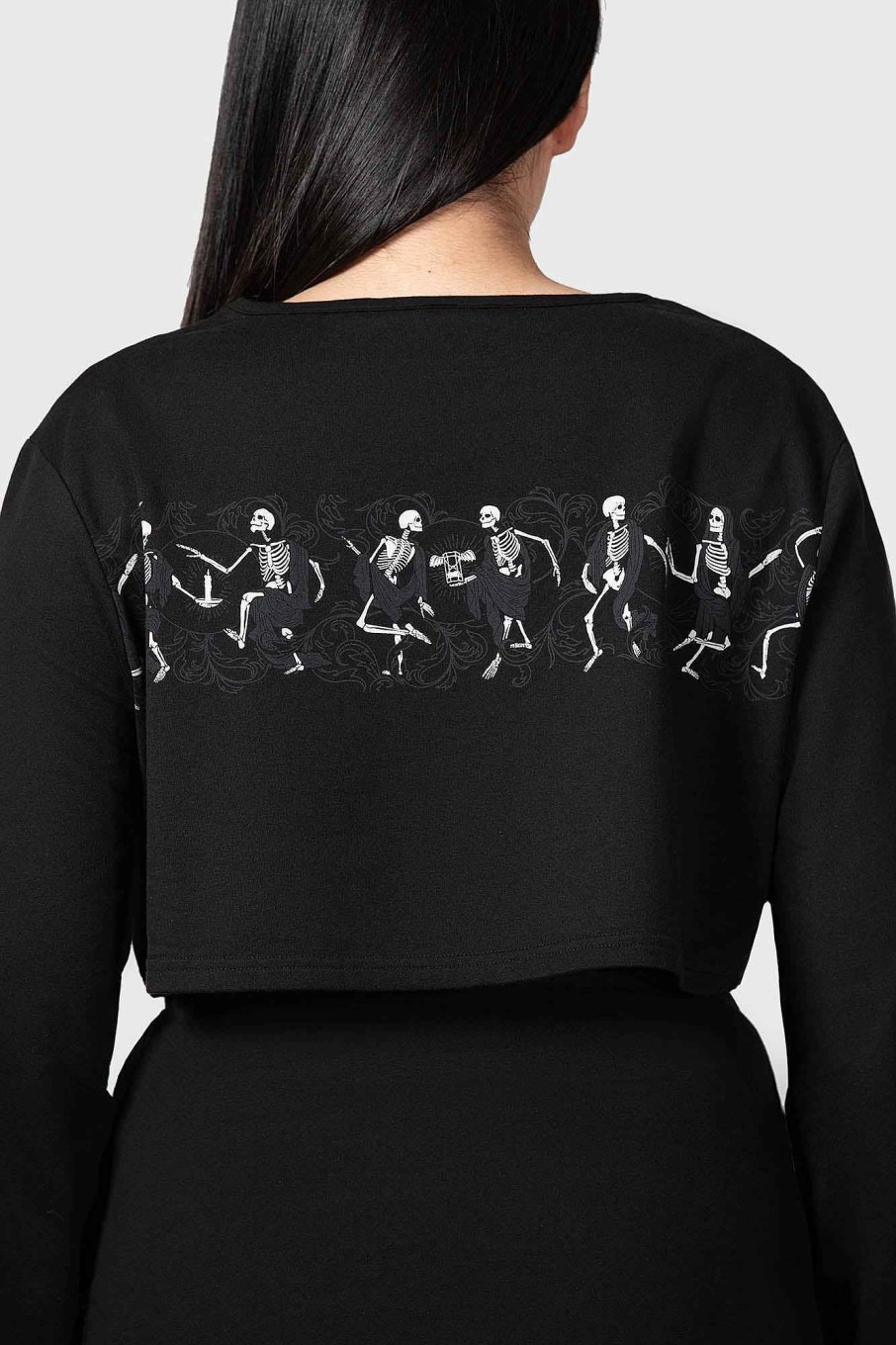 Women KILLSTAR Co-Ords | La Danse Crop Sweater Black