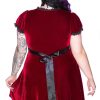 Plus KILLSTAR Dresses | Heather Babydoll Dress [Ruby] [Plus] Red