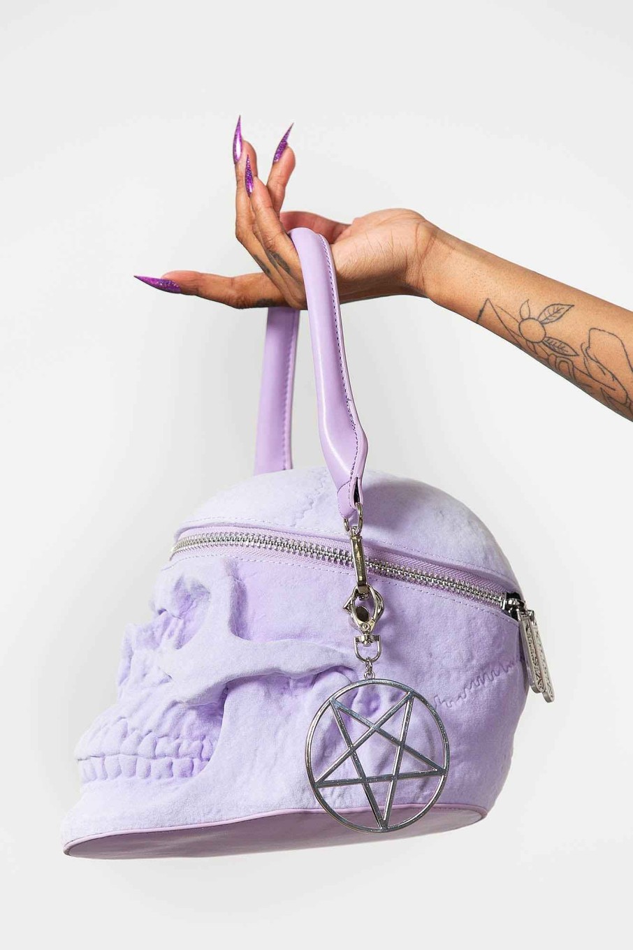 Accessories KILLSTAR Handbags | Grave Digger Skull Handbag [ ] Lilac