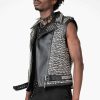 Men KILLSTAR Outerwear | Overload Ii Leather Vest [Faux Leather] Black