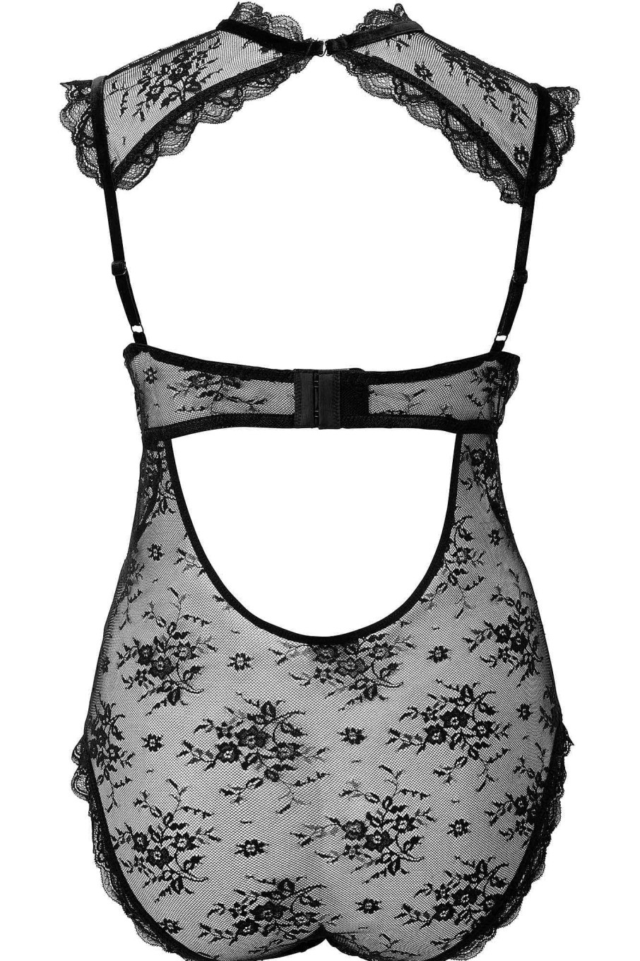 Plus KILLSTAR Intimates | Dark Desire Lace Bodysuit [B] [Plus] Black