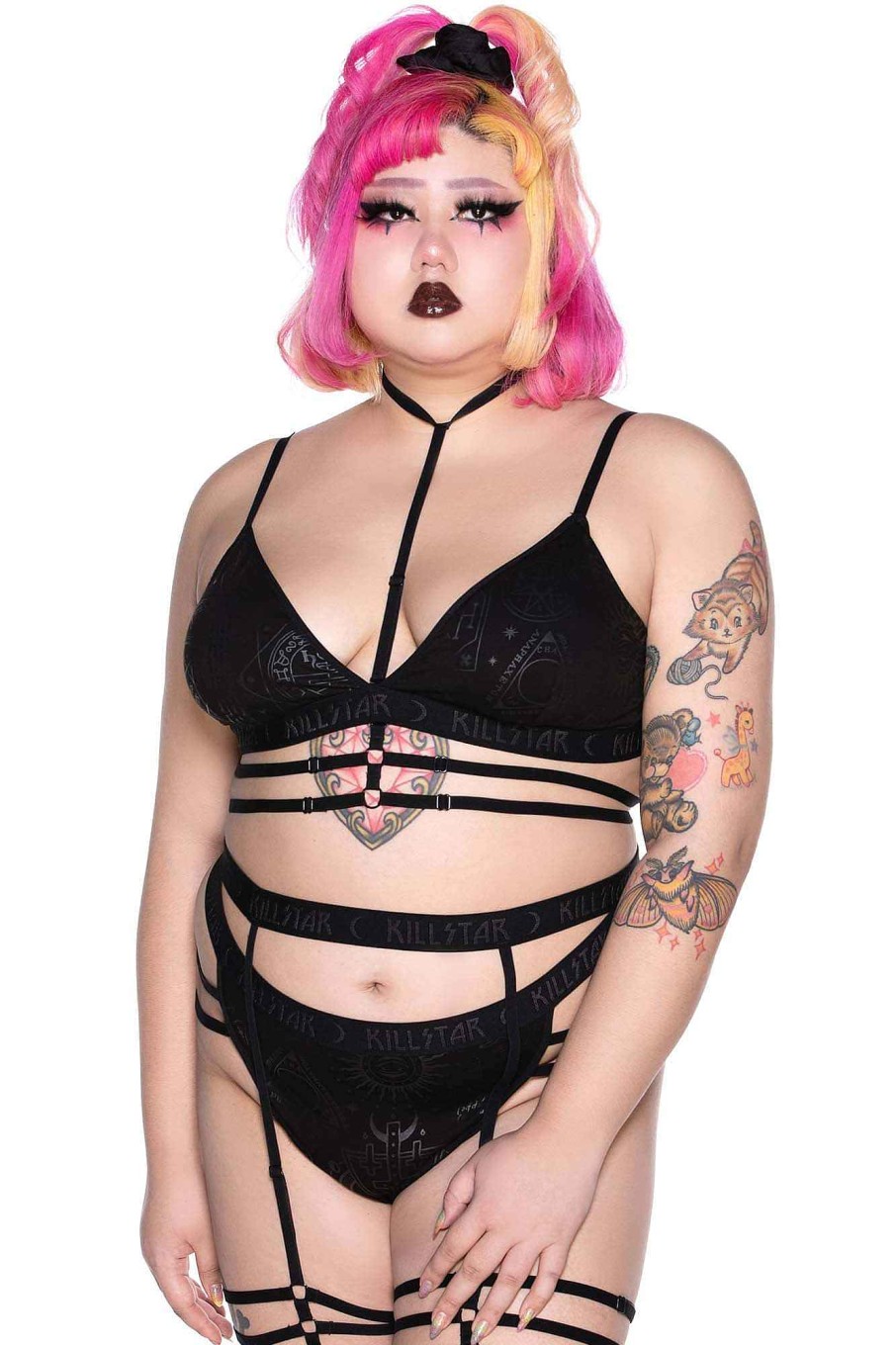 Plus KILLSTAR Intimates | Hex Club Bralet [Plus] Black