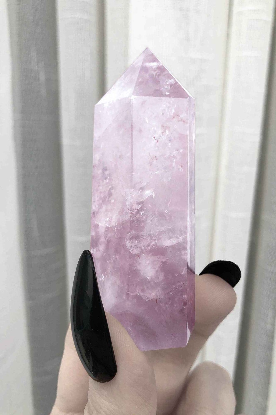 Home KILLSTAR Crystals & Divination Tools | Rose Quartz Crystal Pink