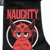 Home KILLSTAR Mirrors & Wall Decor | Naughty Hexmas Stocking Black